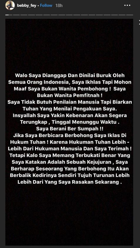 Bebby Fey sumpahi Atta Halilintar merasakan apa yang dirasakan hingga 7 turunan