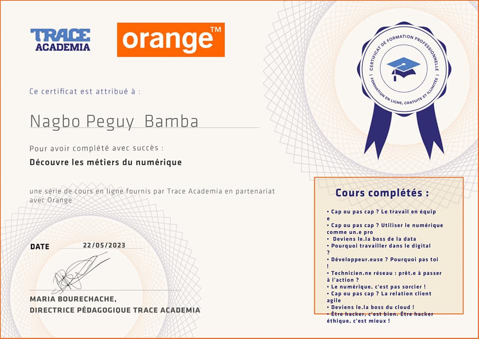 Formation Numérique