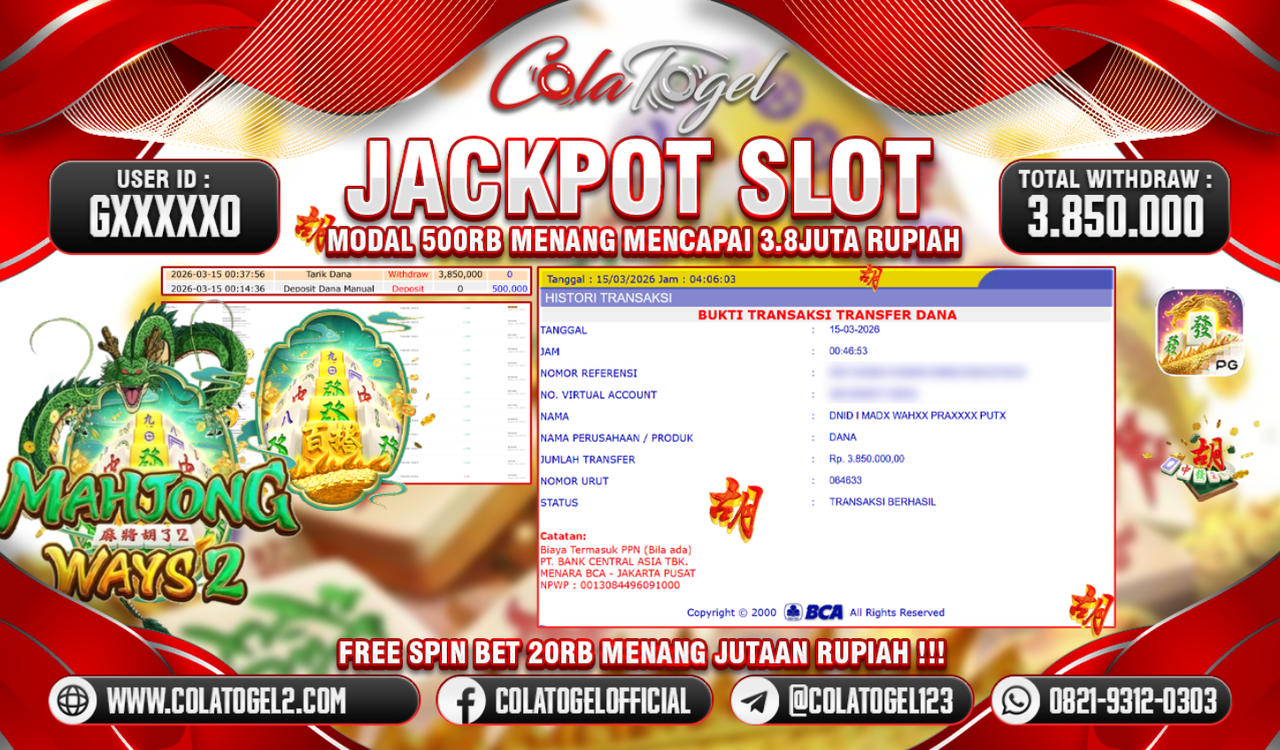 JACKPOT SLOT GACORR!!