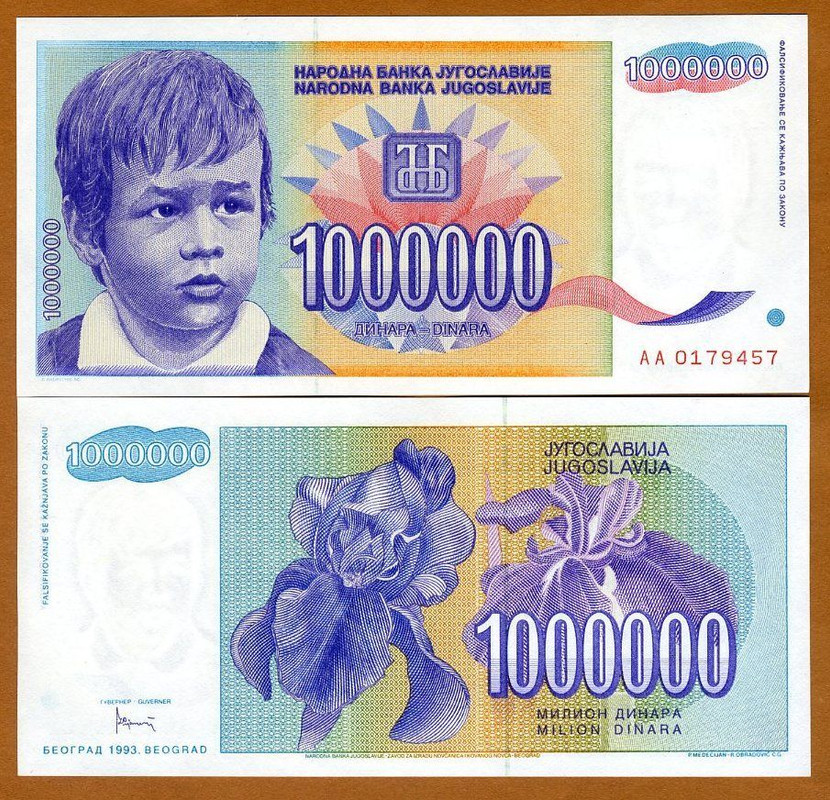 Yugoslavia million