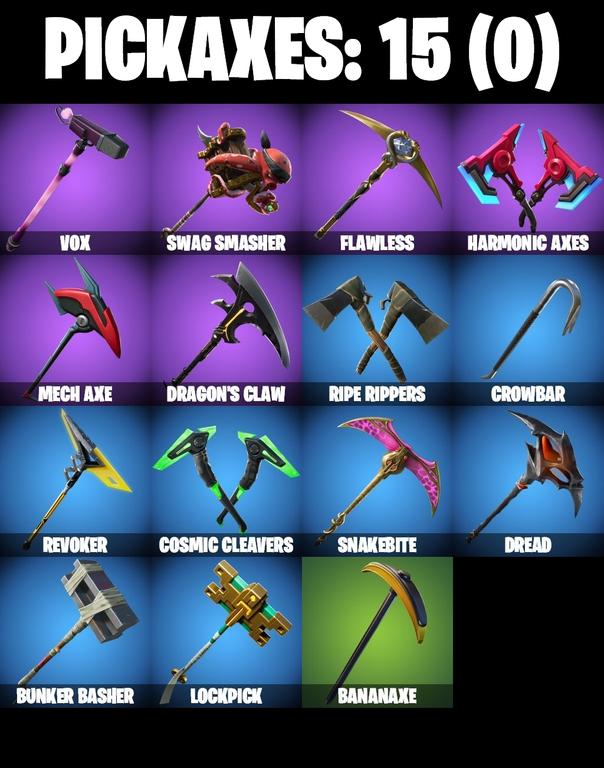 pickaxes comp
