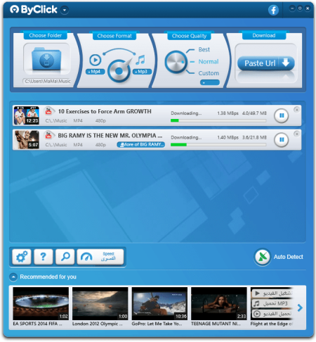 ByClick Downloader 2.3.6 Multilingual Portable