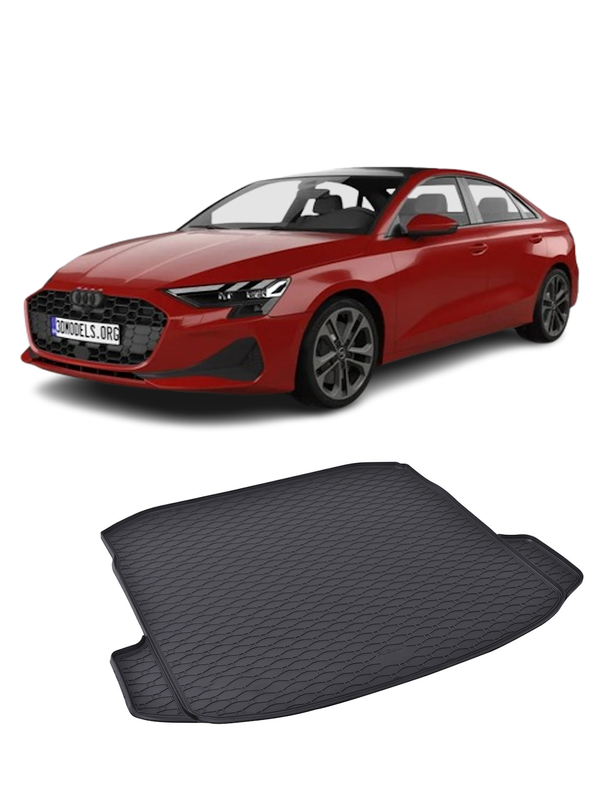 Tavita auto AUDI A3 Sedan 2020-prezent, protectie portbagaj, Cri-Flo, din cauciuc 100%, compatibil cu autoturismul AUDI A3 Sedan