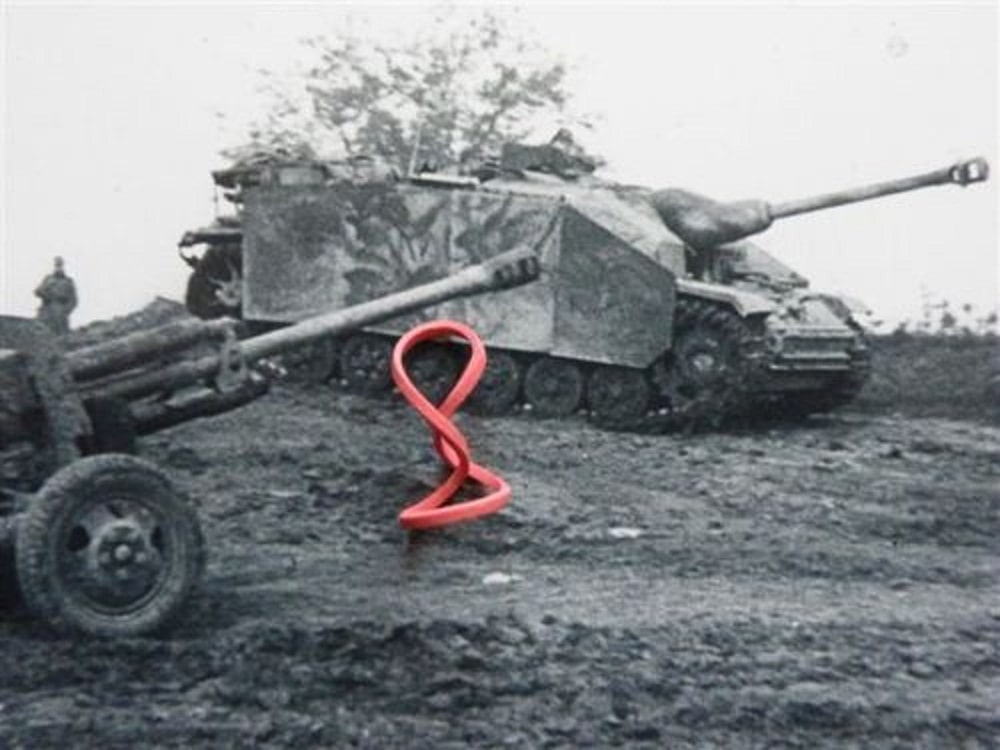 Sturmgeschütz mit Flankenschutz