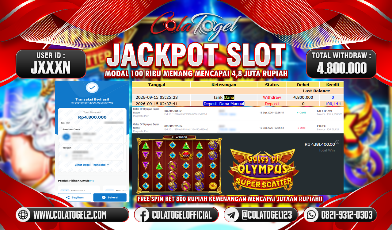 JACKPOT SLOT GACORR!!