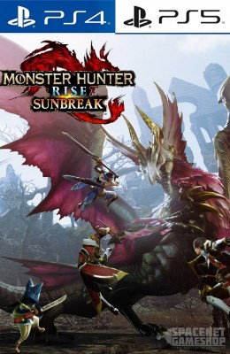 [PS4] Monster Hunter Rise Sunbreak + Update 16.01 + 303 DLC (2023) - Sub ITA