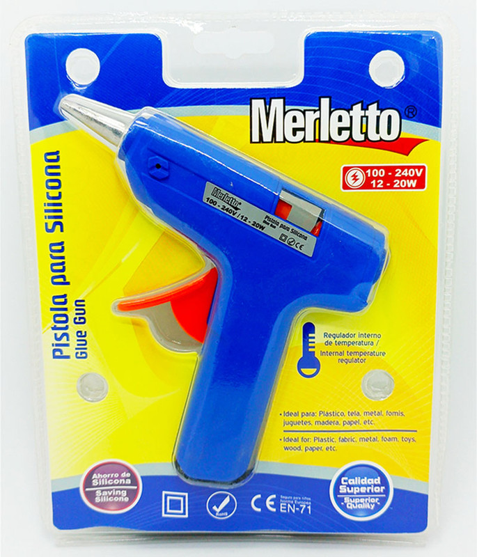 Pistola Punta pico largo para aplicar silicona caliente barra delgada