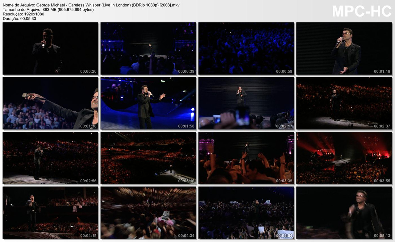 George Michael - Careless Whisper (Live in London) (BDRip 1080p) [2008]