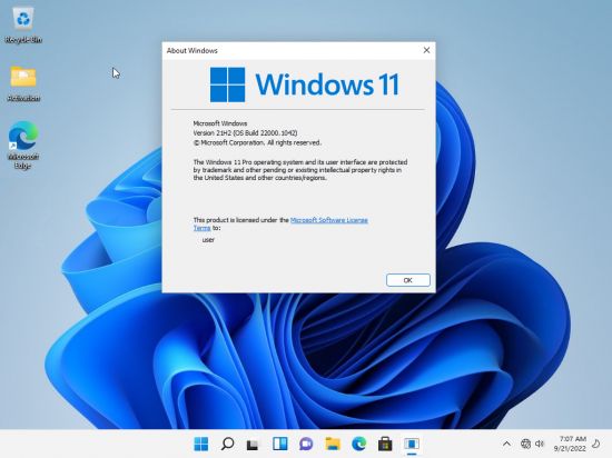 Windows 11 4in1 21H2 Build 22000.1042 AMD64 September 2022 Pre-Activated