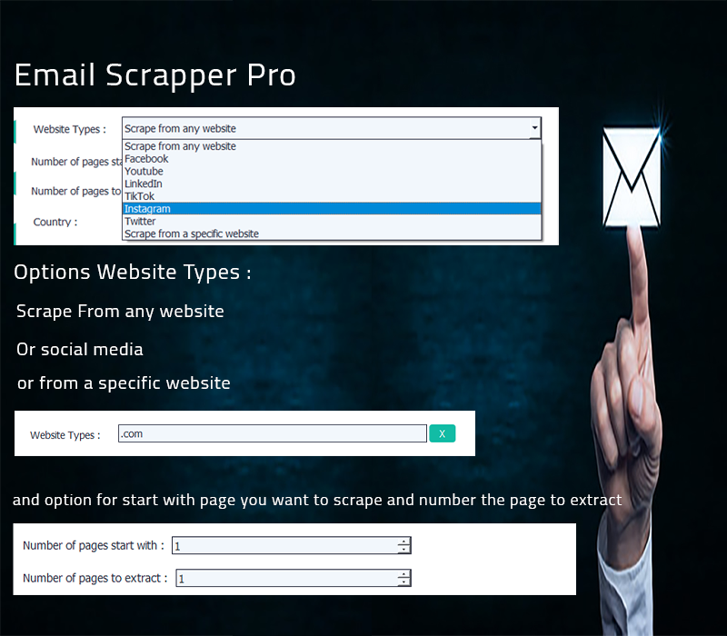 Email Scraper, Filter & Verifier Pro