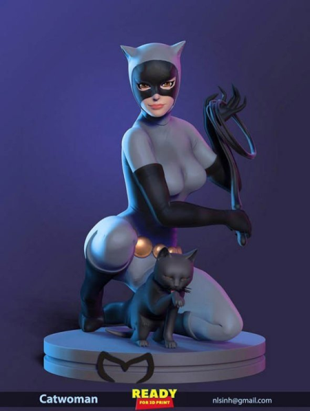 Catwoman Сlassica HQ (Mulher Gato Classica HQ) – 3D Print Model