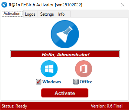 R@1n ReBirth Activator 0.6 Final Multilingual