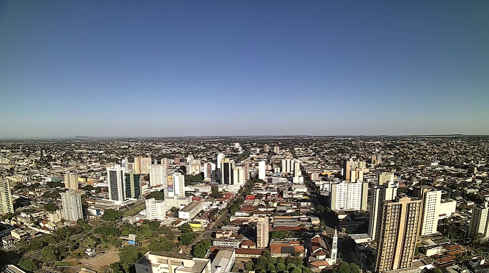 Campo Grande nesta manhã de domingo