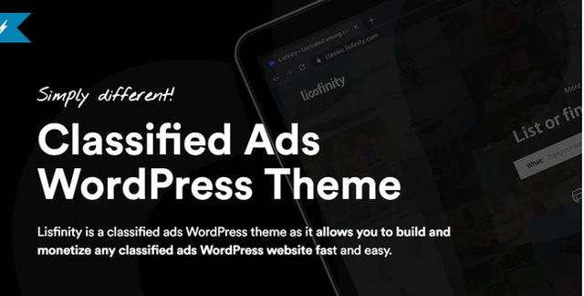 Lisfinity – Classified Ads WordPress Theme