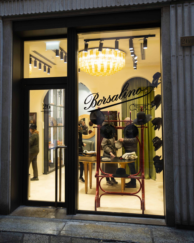 Borsalino, la nuova boutique in Via della Spiga a Milano