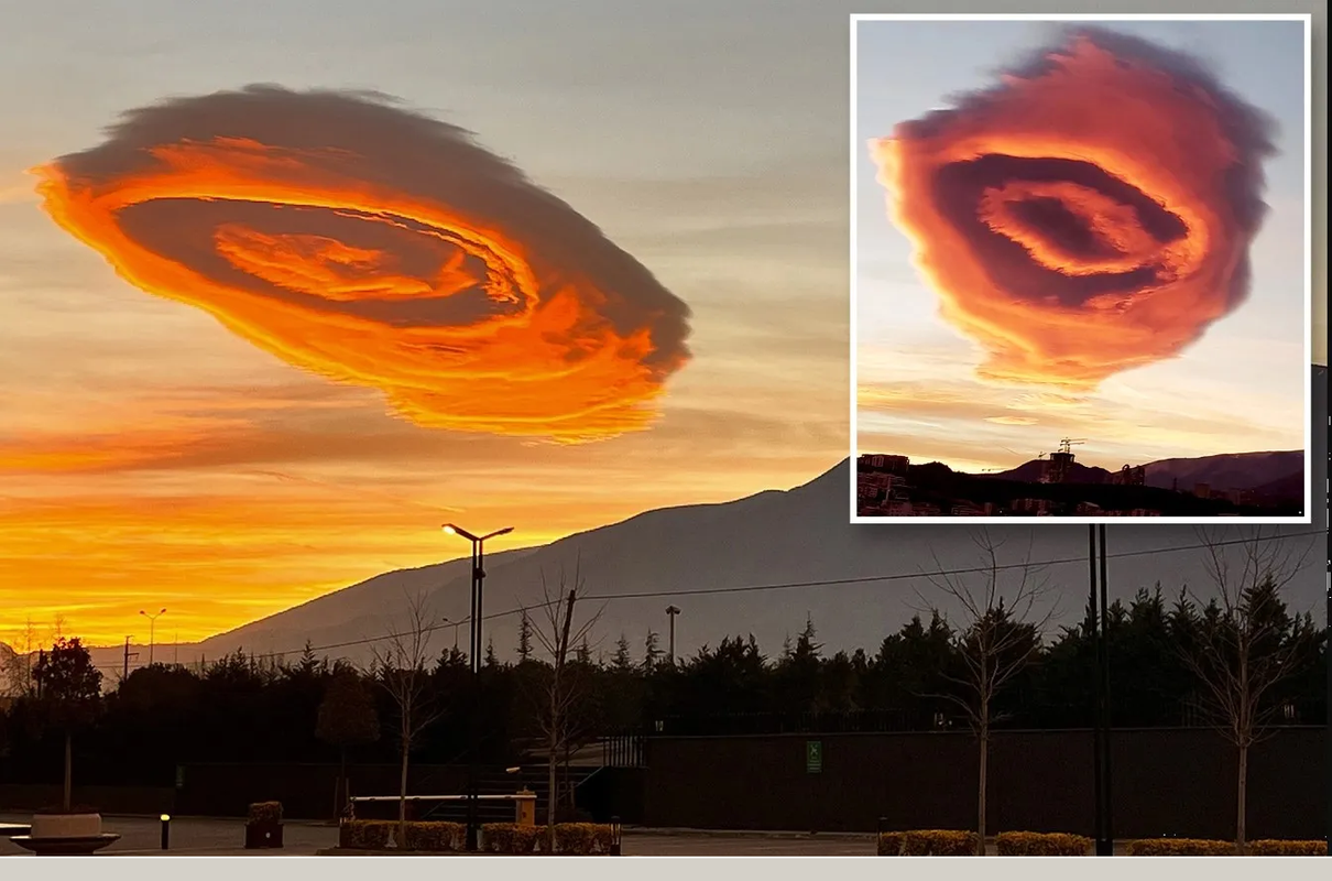 Extraña nube circular sorprende a las personas en Turquía