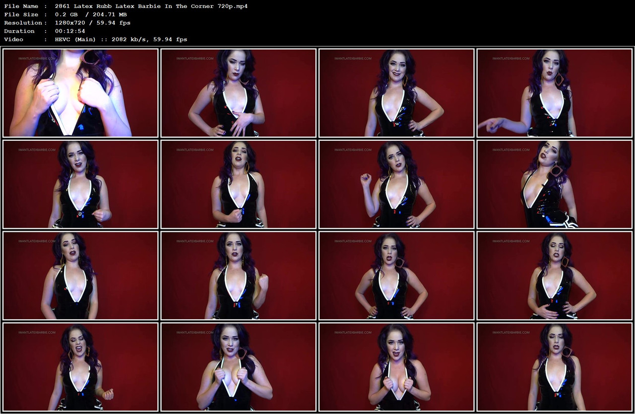 2861 Latex Rubb Latex Barbie In The Corner 720p mp4