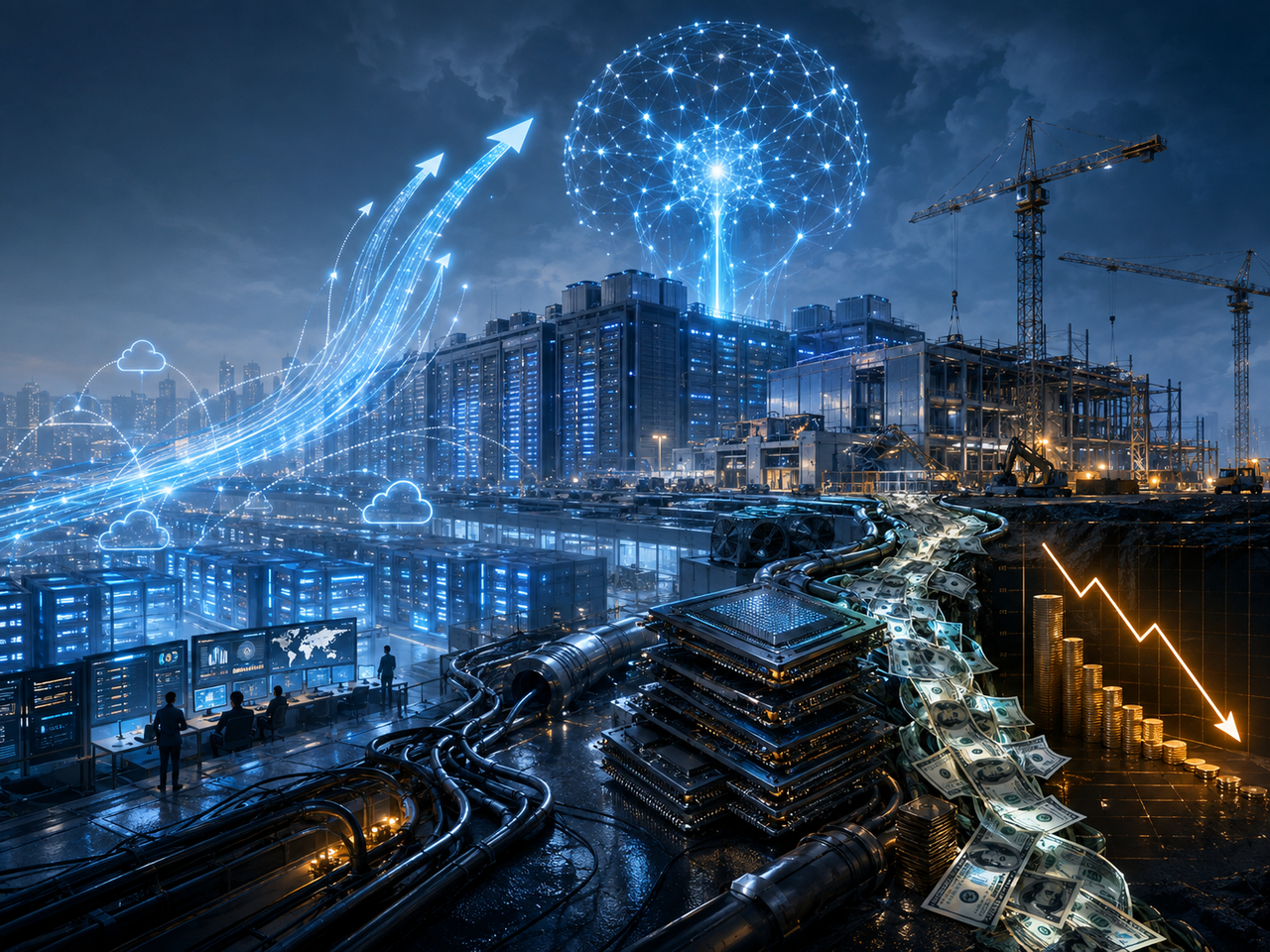 A IA já vende o problema é que construir sua infraestrutura está drenando o caixa das Big Techs