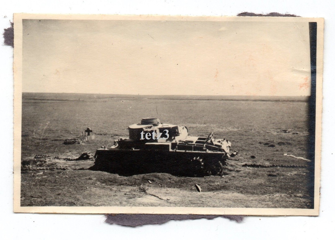 Russland 41 v.Brest Smolensk zerstörter Panzer T