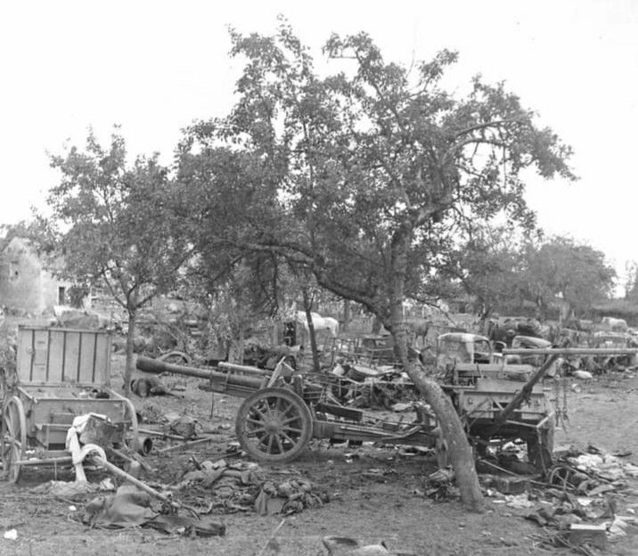 Epaves de la poche de Falaise Août 1944