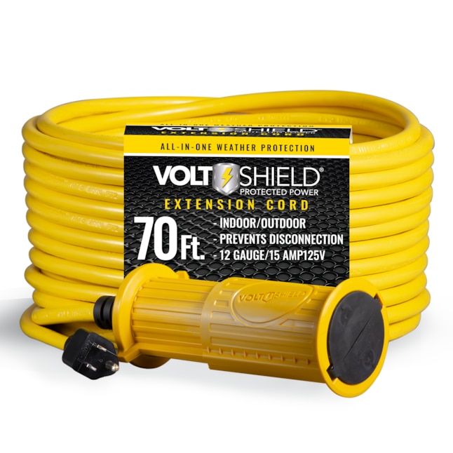 Upgrade Your Power Reach: 75′ Miracle Brands VoltShield Locking Extension Cord Only .47 (Reg. .98) at Lowe’s!