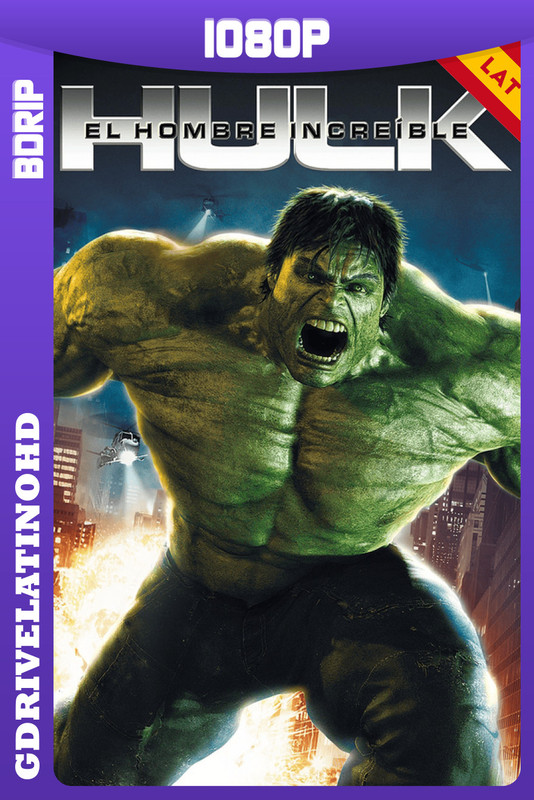 Hulk: El hombre increíble (2008) BDRip 1080p Latino-Inglés
