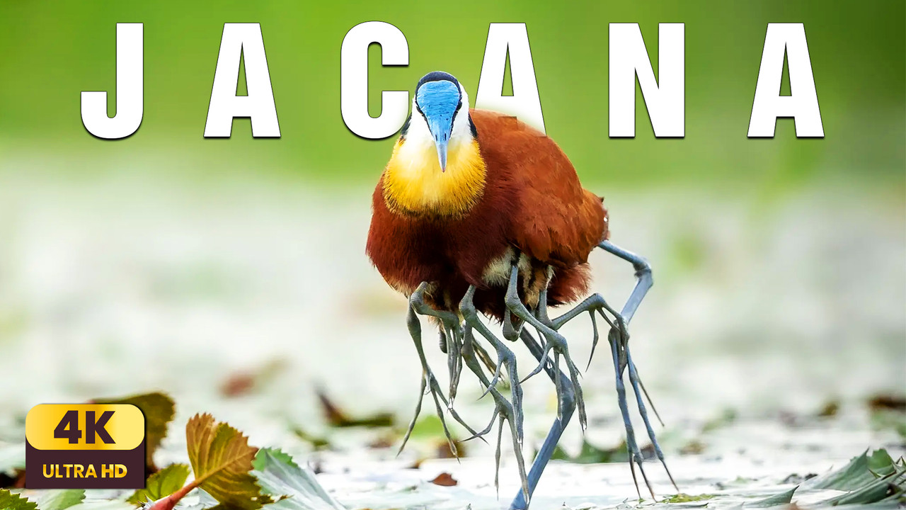 Jacana – The Walk on Water | Relaxing Nature Sounds 4K
