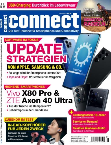 Cover: Connect Magazin für Telekommunikation September No 09 2022