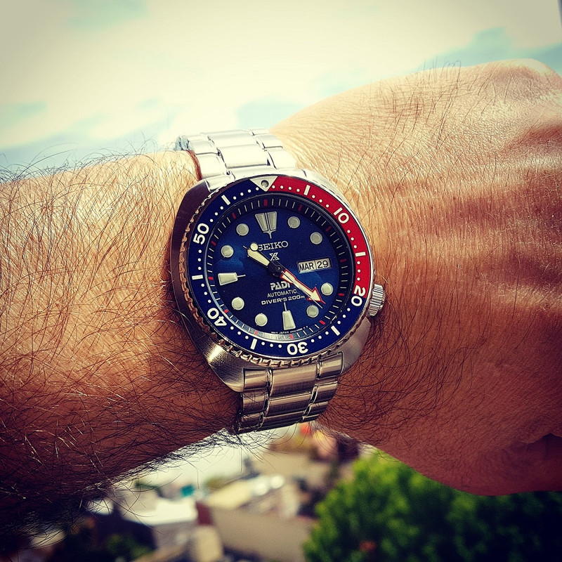 Seiko Prospex SRPA21 'Turtle' PADI Cal. 4R36 Auto 200M  (1)