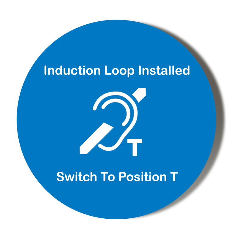 INDUCTION LOOP INSTALLED BADGE