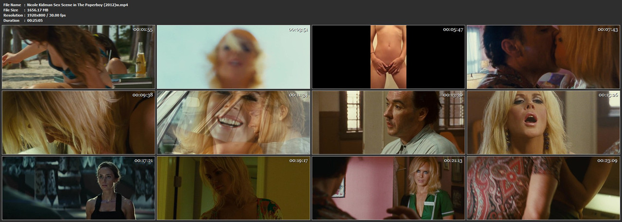 Nicole Kidman Sex Scene in The Paperboy (2012)w mp4