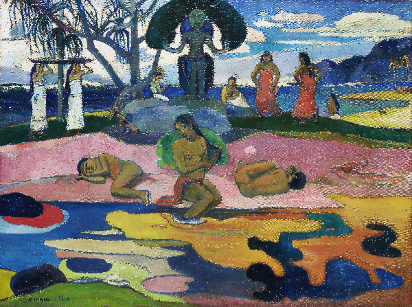 Paul Gauguin Tahitian Women Poster Island Wall Art - 16x12/20x16