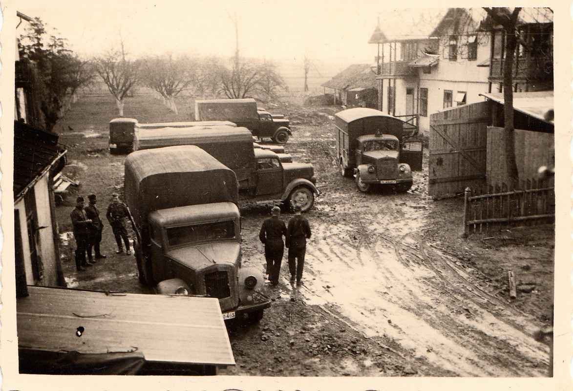 Wehrmacht Rußland leichte LKW Lastwagen Typ OPEL