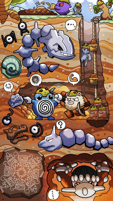 gengar-unown-poliwag-steelix-onix-and-11