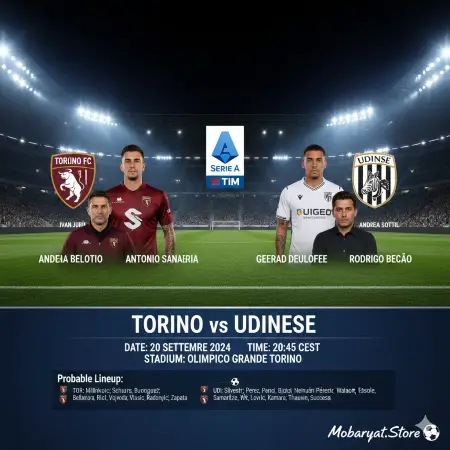 مباراة تورينو ضد أودينيزي بث مباشر