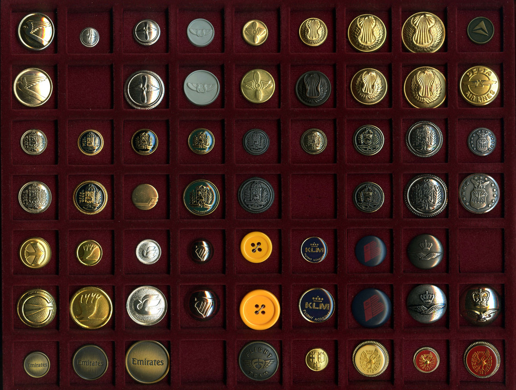 Пуговицы Иностранные. Авиакомпании.