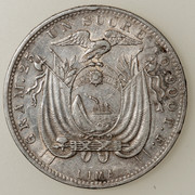 1 Sucre. Ecuador. 1895. PAS5850