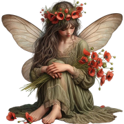 Poppies&Fairy1AImadeByLoriM2-24
