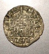 Dinero coronado o cornado de Sancho IV. Burgos Moneda-2-2
