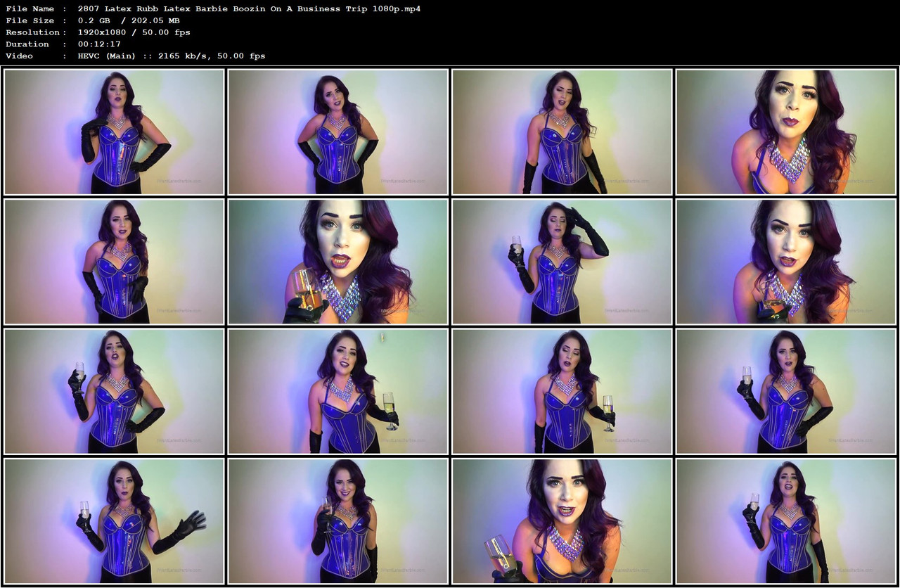 2807 Latex Rubb Latex Barbie Boozin On A Business Trip 1080p mp4
