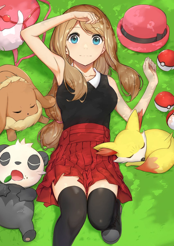 eevee-serena-fennekin-and-pancham-pokemo