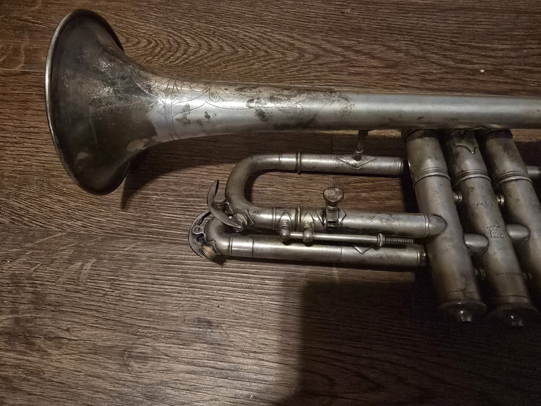 CONN 1914 NEW WONDER 80A TRUMPET sn 140380 (8)