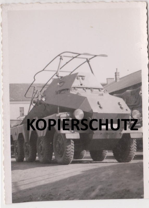 Sdkfz 232 8 Rad Panzer Spähwagen Polen Kennung Schutzmütze Balke
