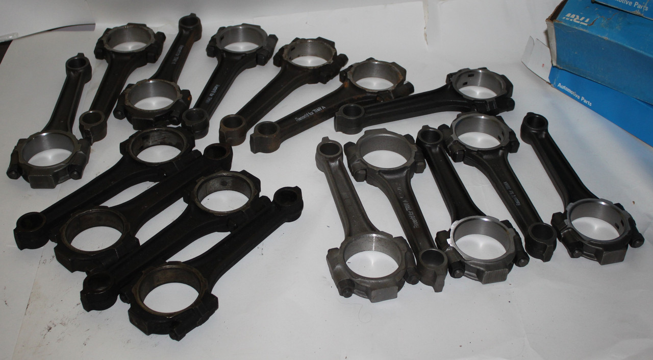 16 Early Ford 240 Inline 6 Connecting Rods, 1965-67, C5AE - Ford Truck ...