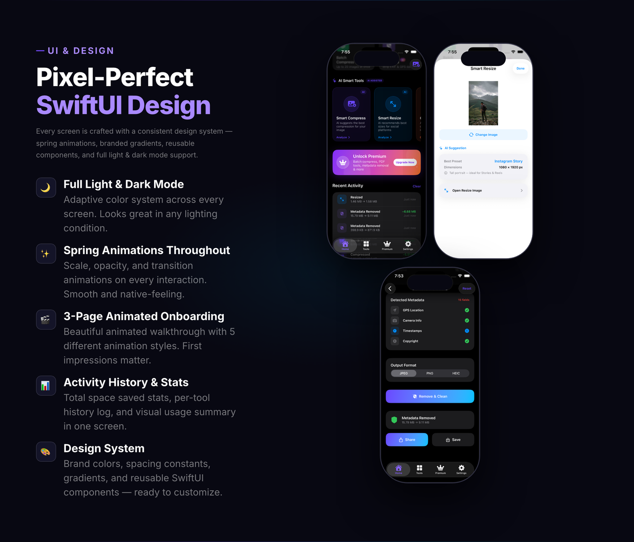Pixlivo UI Showcase