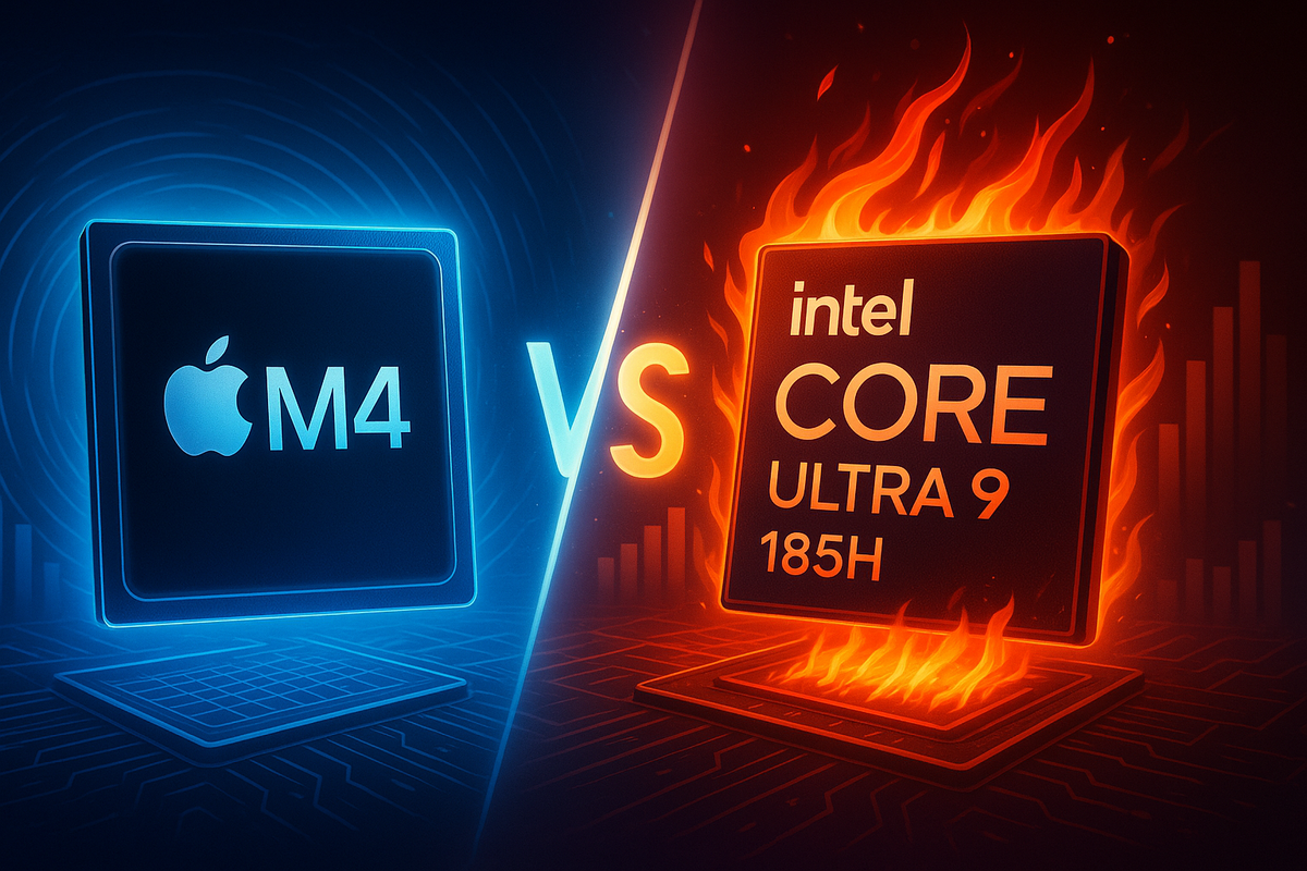 Apple M4 vs Intel Core Ultra 9 185H: O Coliseu dos Chips Onde Eficiência Ninja e Força Bruta se Enfrentam