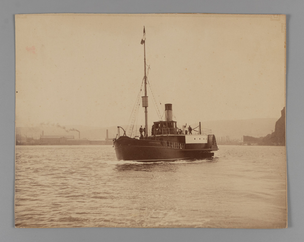 Лейтенант Малыгин на исп в Думбартоне близ Глазго, 1893 (архив Шведе, аукцион 2025)