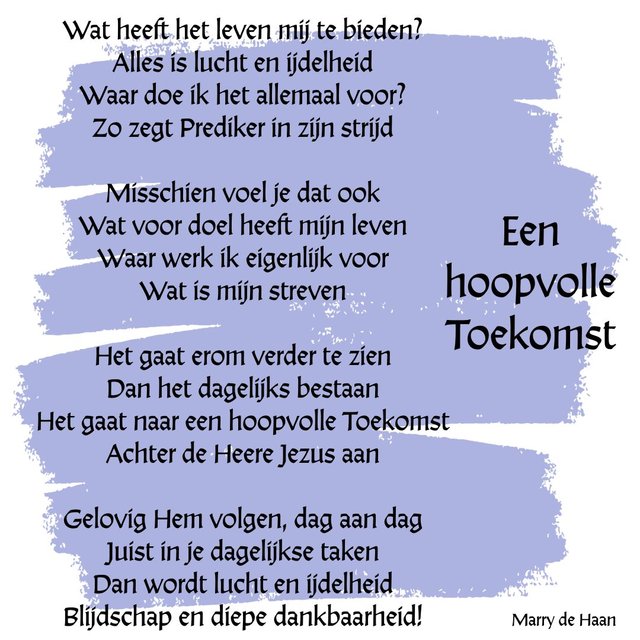 hoopvolletoekomst
