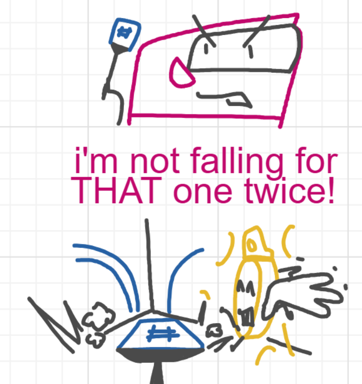 A panel from A Murder On The, episode six of the Board Boards object show by Furretwalk/WalkingFurret.