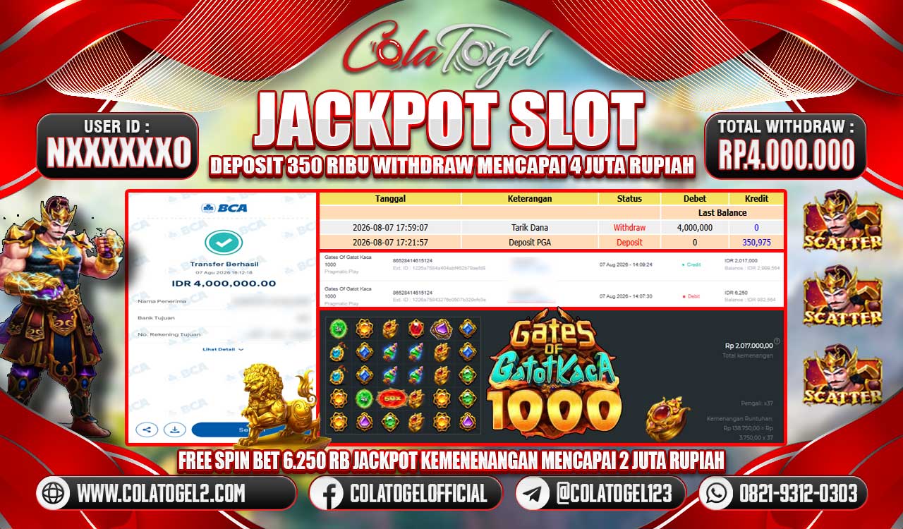 JACKPOT SLOT GACORR!!